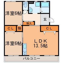 プリミエール林島の物件間取画像